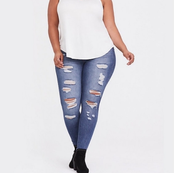 torrid Denim - New TORRID Jeans Stretch Distressed